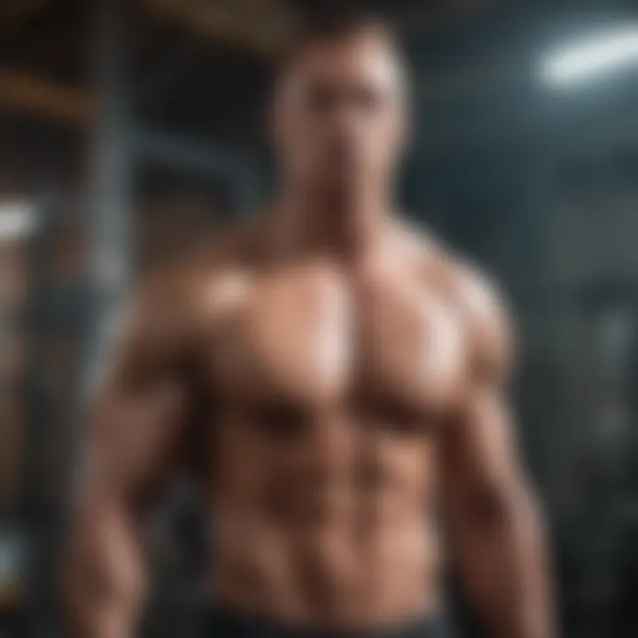 A visually engaging infographic debunking common muscle mass myths