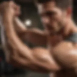 Dynamic arm workout in progress