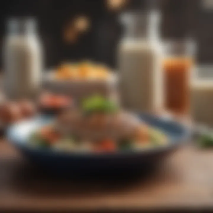Visual guide to incorporating protein into meals