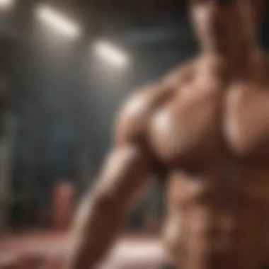 Role of Protein in Muscle Growth Illustration depicting muscle development