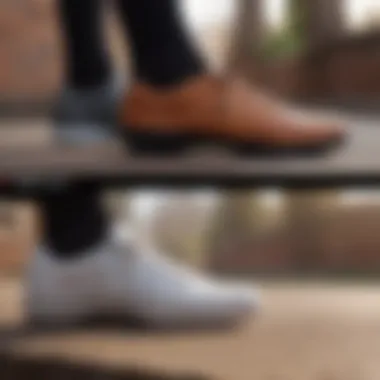 Comparison of different arch support shoe types