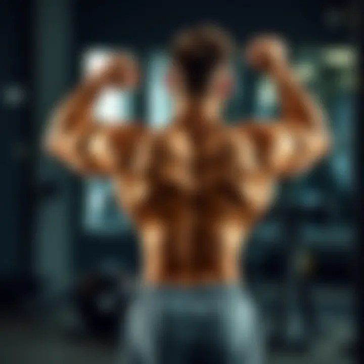 Visual representation of triceps exercises