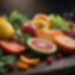A colorful array of fresh fruits and vegetables showcasing natural detox options.