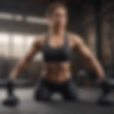 Strength Training with Minimal Equipment Minimal equipment setup for strength training.