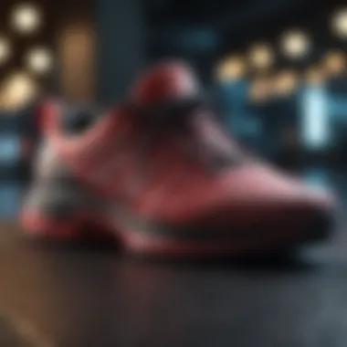 Close-up of sneaker technology highlighting advanced cushioning