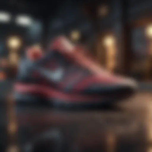 Dynamic running shoes showcasing versatility for various workouts