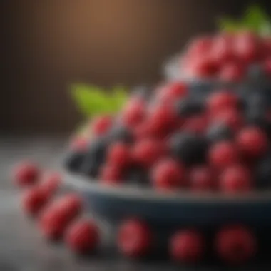 A bowl of berries showcasing antioxidants