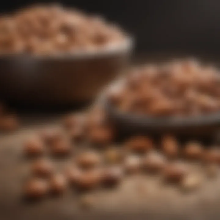 A collection of nuts emphasizing healthy fats