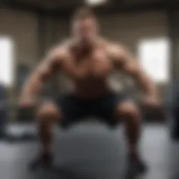 Dynamic workout session showcasing diverse weightlifting techniques.