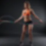 Dynamic resistance band workout demonstrating full-body engagement