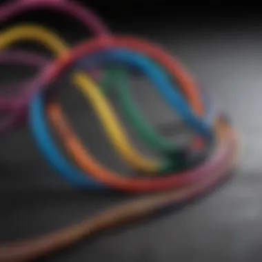 Variety of Resistance Bands for Every Workout A variety of resistance bands showcasing different strengths and uses