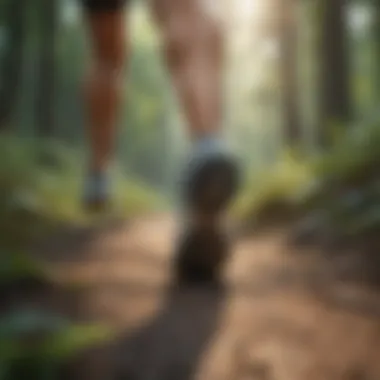 Runner enjoying a jog on a scenic trail