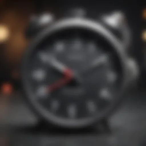 A clock illustrating the best times for workouts during fasting.