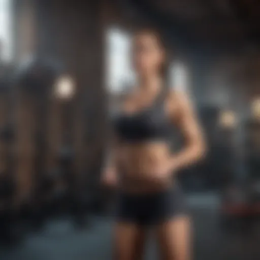 Dynamic workout session focusing on strength training