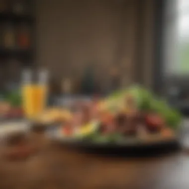 Macronutrient Balance for Effective Dieting Balanced plate illustrating proper macronutrient distribution for optimal energy