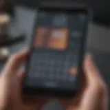 A digital interface showcasing a caloric deficit calculator app