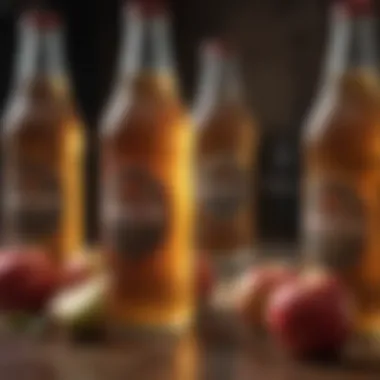 Versatile Uses of Apple Cider Vinegar An artistic representation of apple cider vinegar in various uses