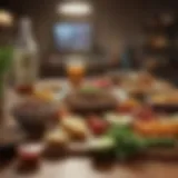 A vibrant spread of healthy foods showcasing a balanced diet