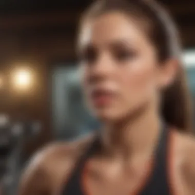 High-Intensity Workout for Quick Results An individual engaged in high-intensity workout session