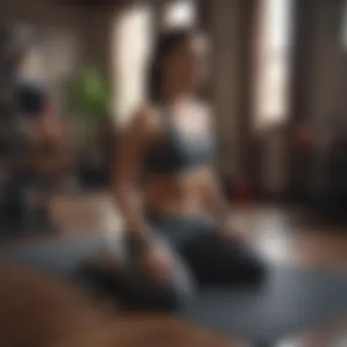 Home-based aerobic workout session with minimal equipment