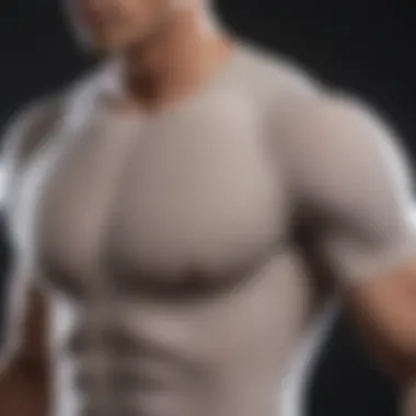 Anatomy of Compression Shirt Fit Illustration depicting the anatomy of a well-fitted compression shirt