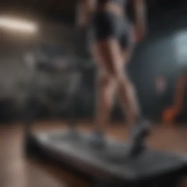 A well-constructed treadmill frame emphasizing weight capacity