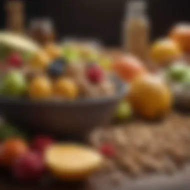 Diverse Natural Carbohydrate Sources Variety of natural carbohydrate sources including fruits and grains