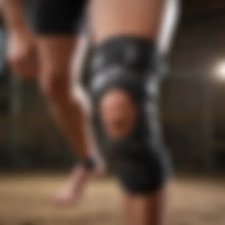 Different types of knee braces designed for valgus knee support