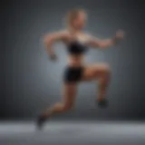 Dynamic lunges enhancing leg strength