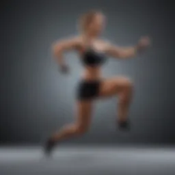 Dynamic lunges enhancing leg strength