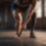 Dynamic stretching for knee flexibility
