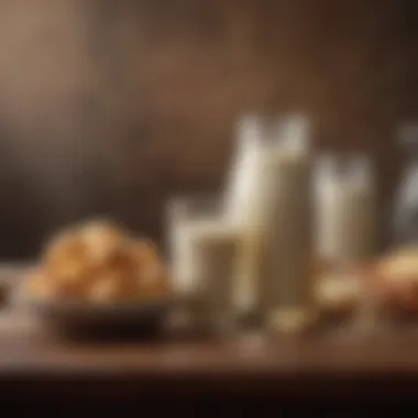 High-Fat Dairy Products A selection of high-fat dairy products suitable for a keto diet