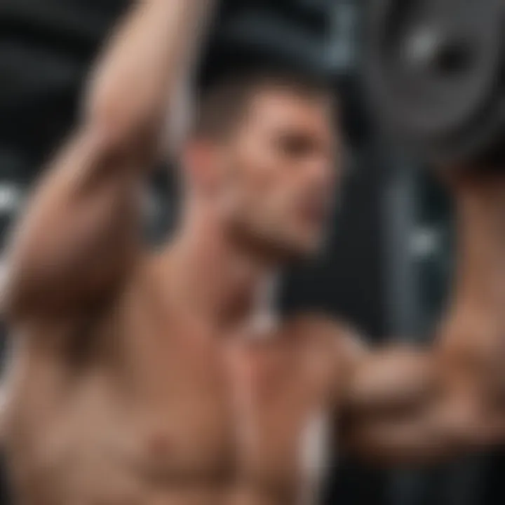 Anatomy involved in push press exercises