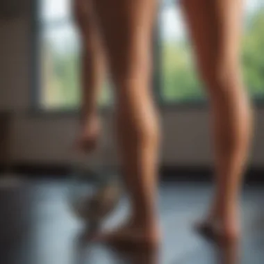 Holistic Lifestyle Changes for Gluteal Growth Visualization of holistic lifestyle changes promoting gluteal growth.