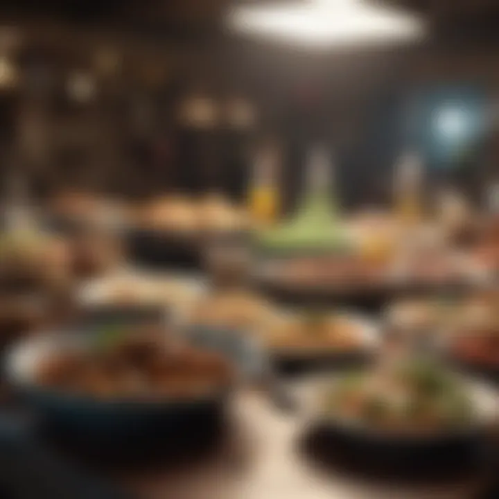 An organized meal plan on a table
