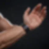 Dynamic wrist stretch illustrating flexibility techniques