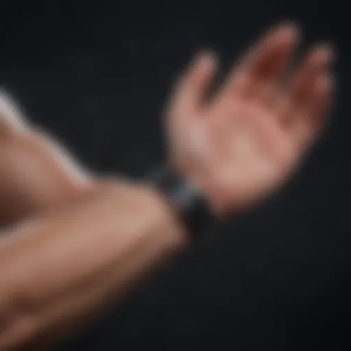 Dynamic wrist stretch illustrating flexibility techniques