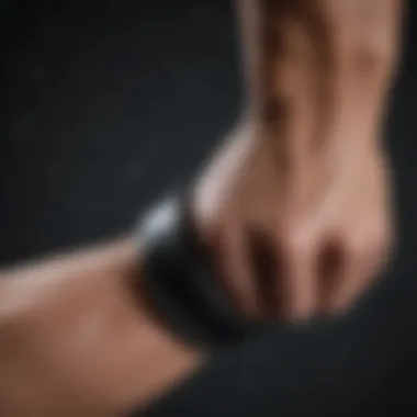 Strength-Building Resistance Techniques Strength-building wrist curl showcasing resistance training