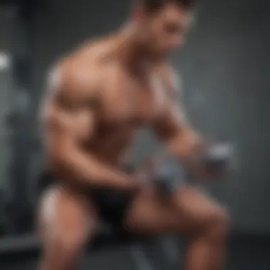 Dumbbell Exercises for Targeted Muscle Growth Diagram illustrating various dumbbell exercises targeting different muscle groups
