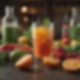 Vibrant collection of fresh fruits and vegetables