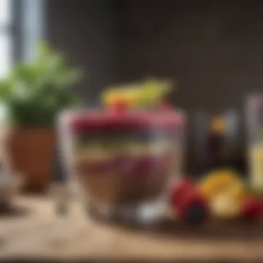 Essential Components for Nutritional Balance A bowl filled with healthy ingredients for a smoothie