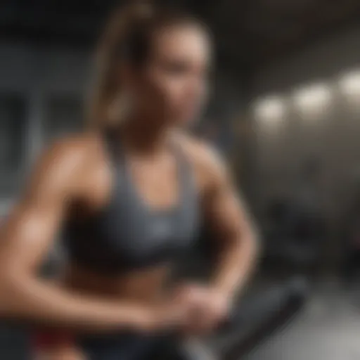 Dynamic workout session showcasing a variety of exercises