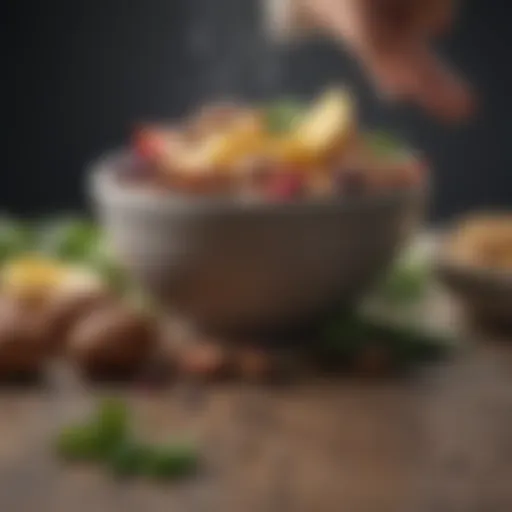 Visual representation of macronutrient ratios in a ketogenic diet