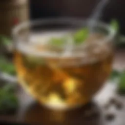 Soothing herbal tea for throat relief