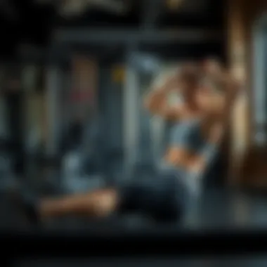 Demonstration of resistance bands targeting hamstrings