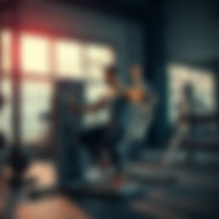 Showcasing a seated leg press machine in action