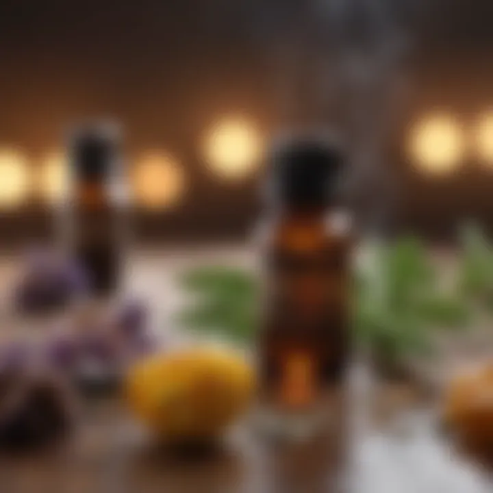 Essential oils for throat wellness