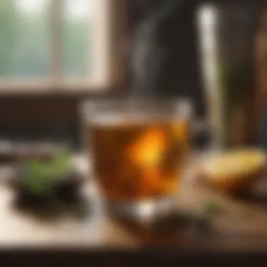 Sipping Herbal Tea for Comfort Herbal tea for stress relief