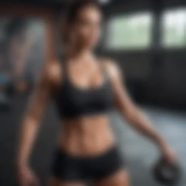 Dynamic Exercise Regimen Dynamic exercise routine illustrating strength training and cardio.