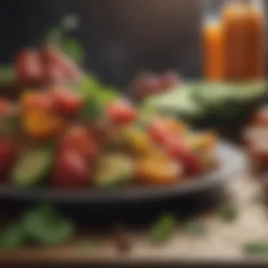 Enhancing Immunity Through Nutrition A vibrant assortment of nutrient-rich foods.